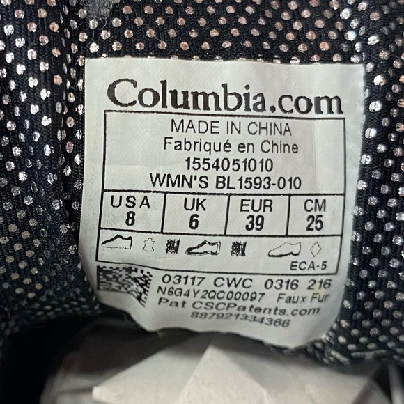 COLUMBIA WINTER BOOTS - Picture 12 of 12